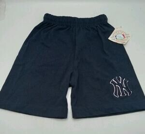 New York Yankees MLB True Fan Navy Shorts Youth Size Small